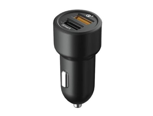 Зарядное устройство OLMIO АЗУ 30W USBx2 QC Smart IC black 038718